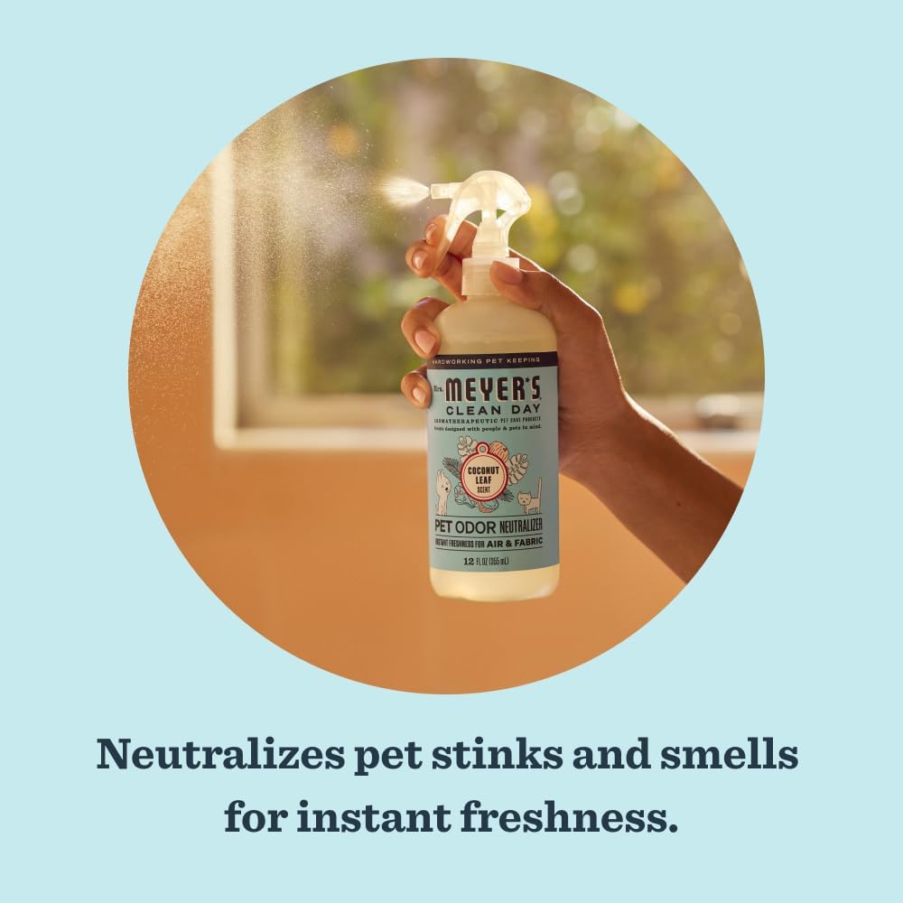 MRS. MEYER'S CLEAN DAY Pet Odor Neutralizer, Coconut Leaf Scent, 16oz