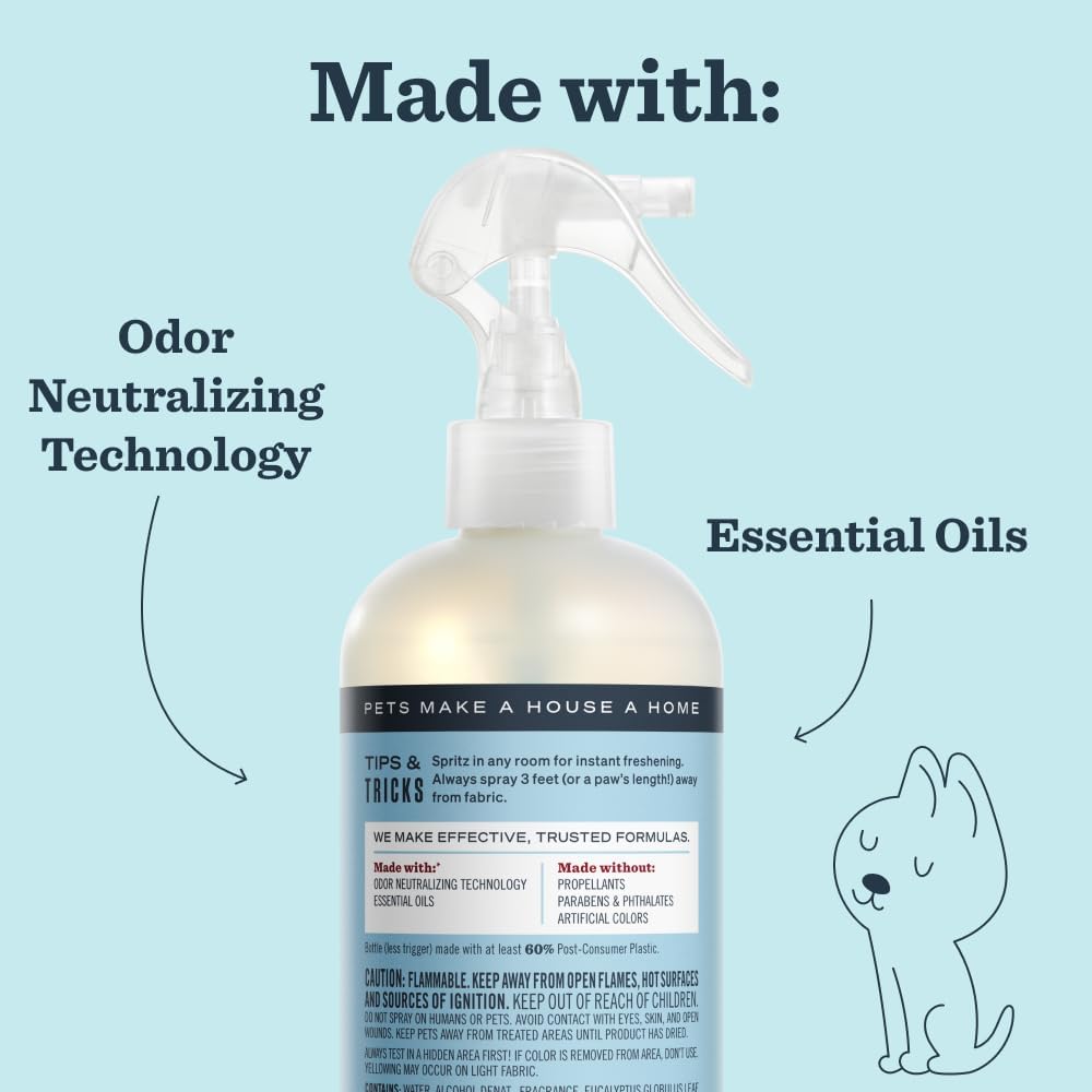 MRS. MEYER'S CLEAN DAY Pet Odor Neutralizer, Coconut Leaf Scent, 16oz