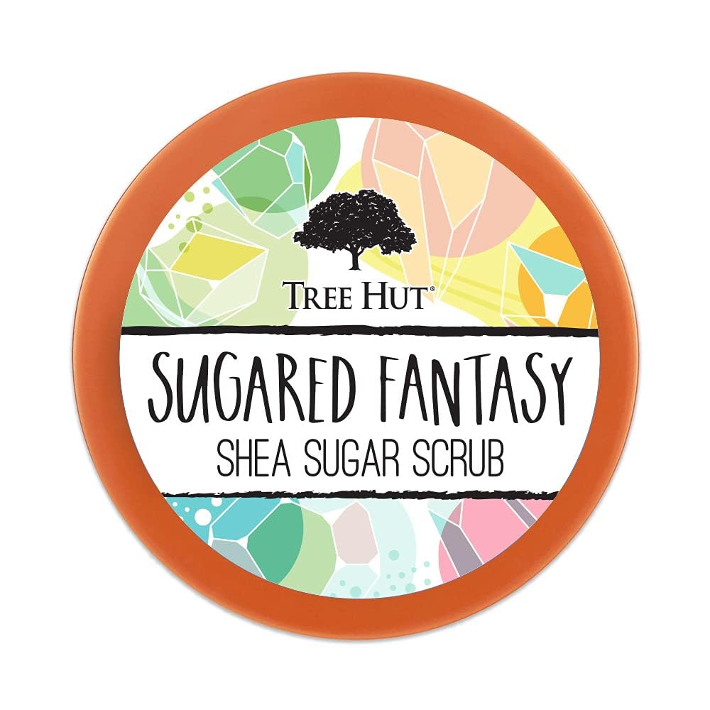 Tree Hut Shea Sugar Scrub Coco Colada, 18 oz, Ultra Hydrating and Exfoliating Scrub for Nourishing Essential Body Care