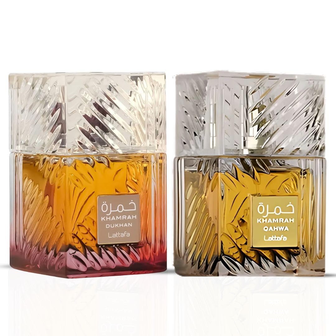 Lattafa Khamrah - Vanilla, Warm Spicy, Amber, Cinnamon - Eau de Parfum Long-Lasting Fragrance for Unisex, 3.40 Ounce / 100 ml