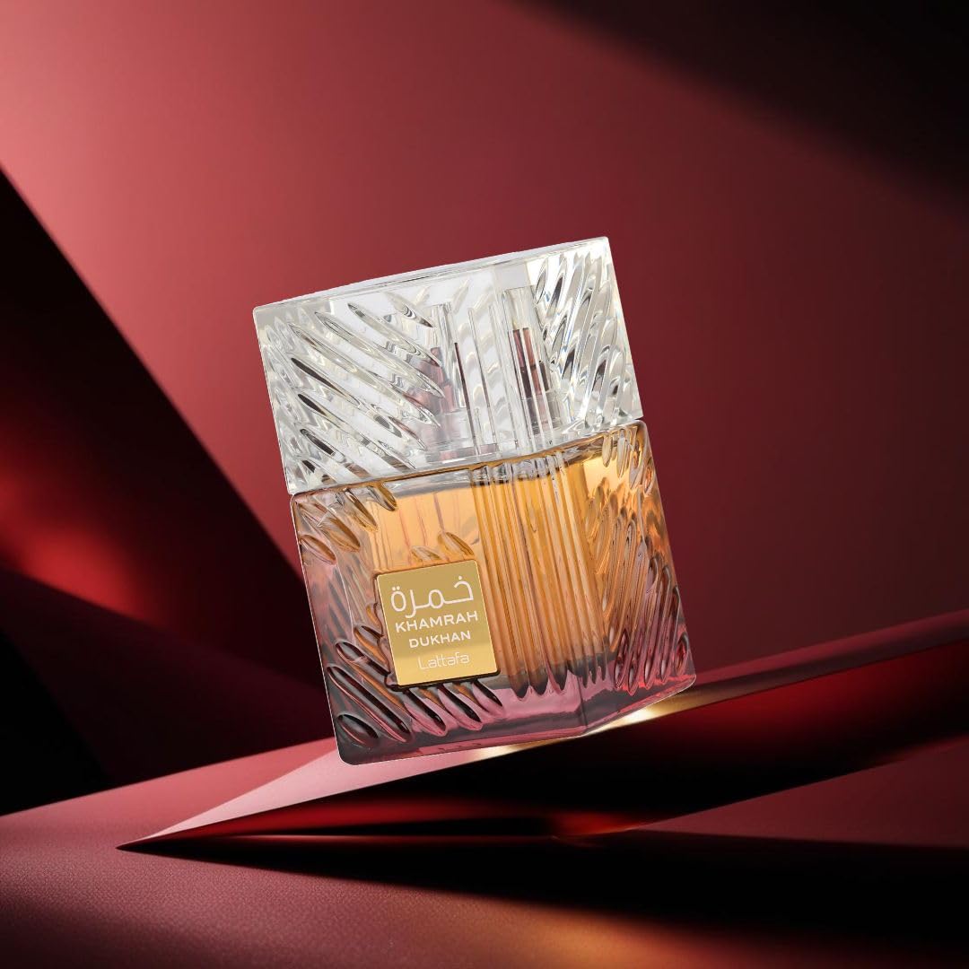 Lattafa Khamrah - Vanilla, Warm Spicy, Amber, Cinnamon - Eau de Parfum Long-Lasting Fragrance for Unisex, 3.40 Ounce / 100 ml