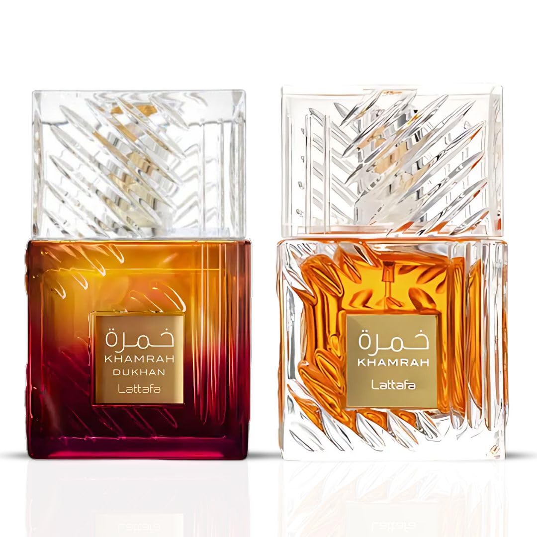 Lattafa Khamrah - Vanilla, Warm Spicy, Amber, Cinnamon - Eau de Parfum Long-Lasting Fragrance for Unisex, 3.40 Ounce / 100 ml