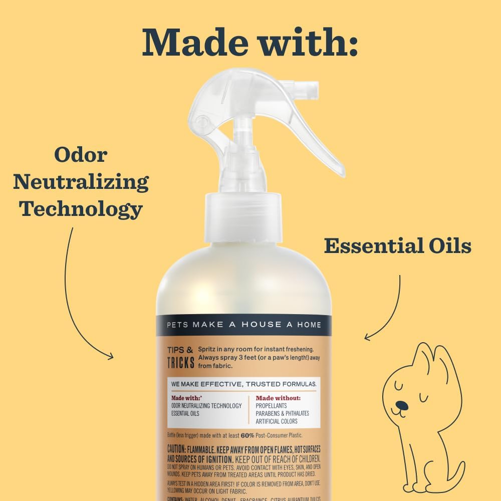 MRS. MEYER'S CLEAN DAY Pet Odor Neutralizer, Coconut Leaf Scent, 16oz
