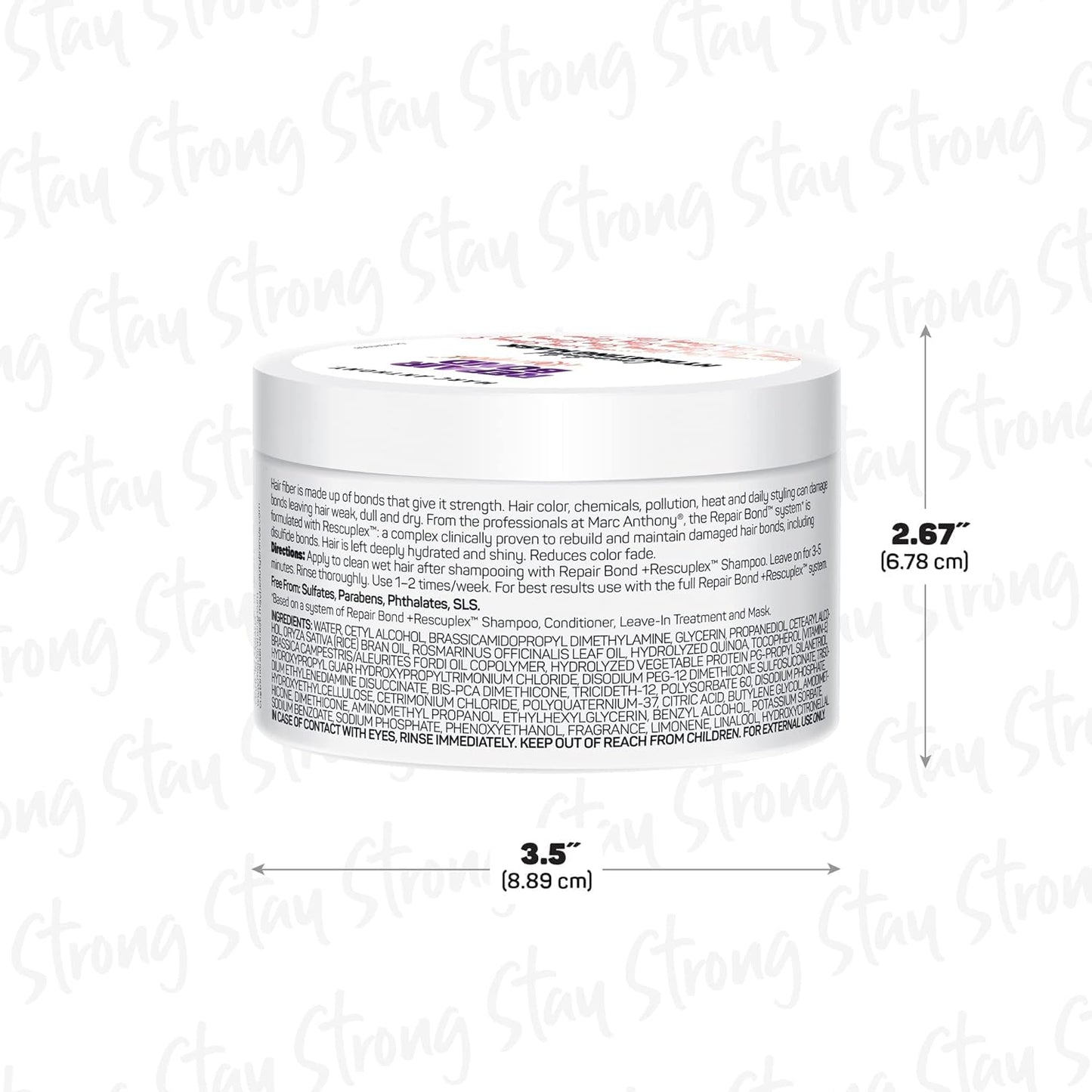 Marc Anthony Grow Long Hair Anti-Breakage Mask, 10.4 OZ
