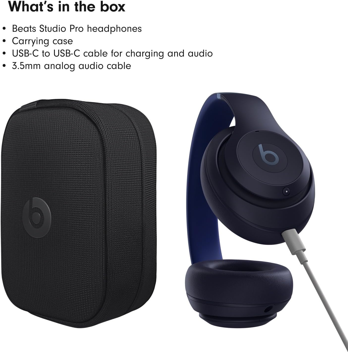 Beats Studio Pro x Kim Kardashian – Bluetooth Noise Cancelling Headphones,Personalized Spatial Audio, USB-C Lossless Audio, Apple & Android Compatibility, Up to 40 Hours Battery Life - Dune