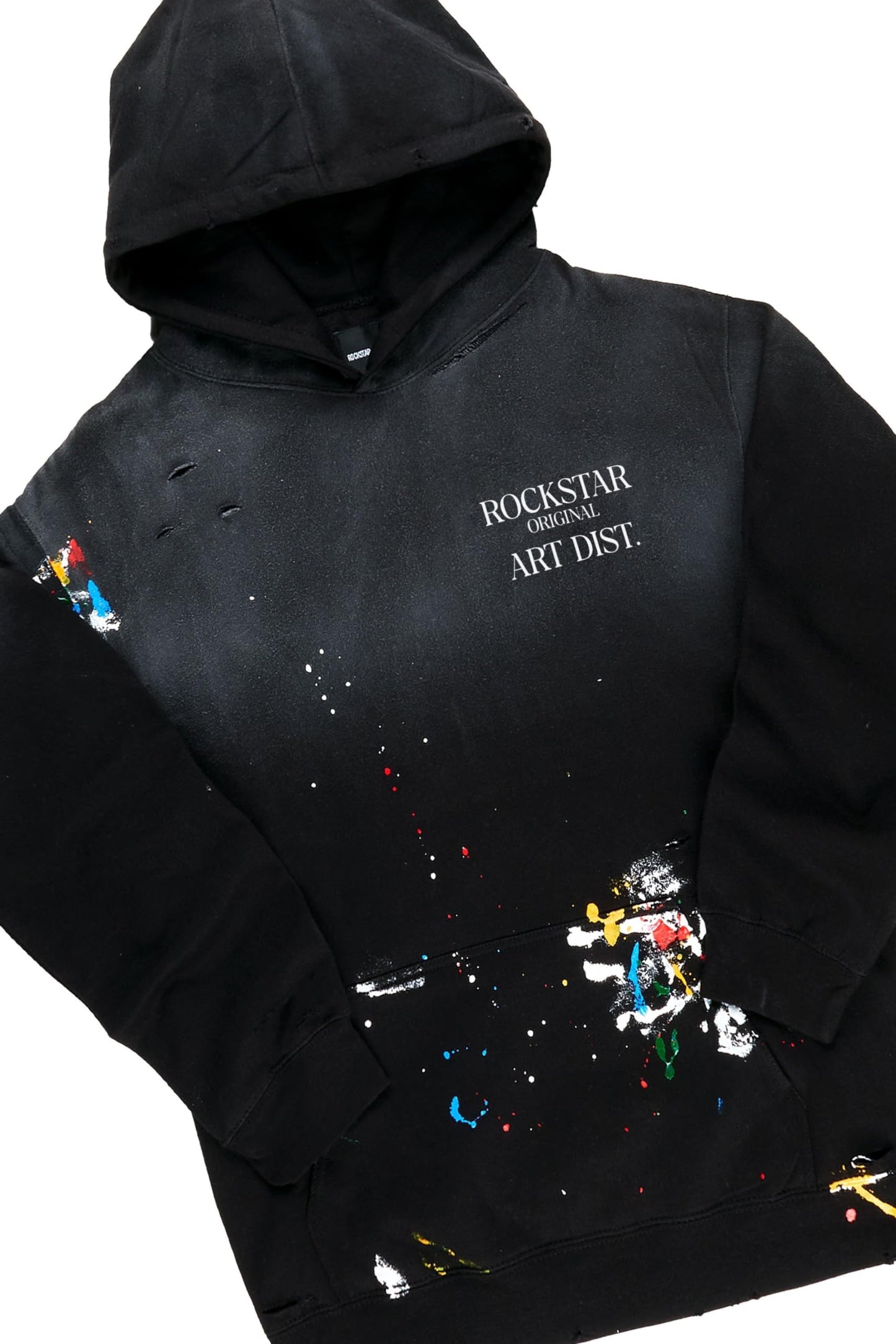 Men's Rockstar Art Dist. Graphic Hoodie Track Set