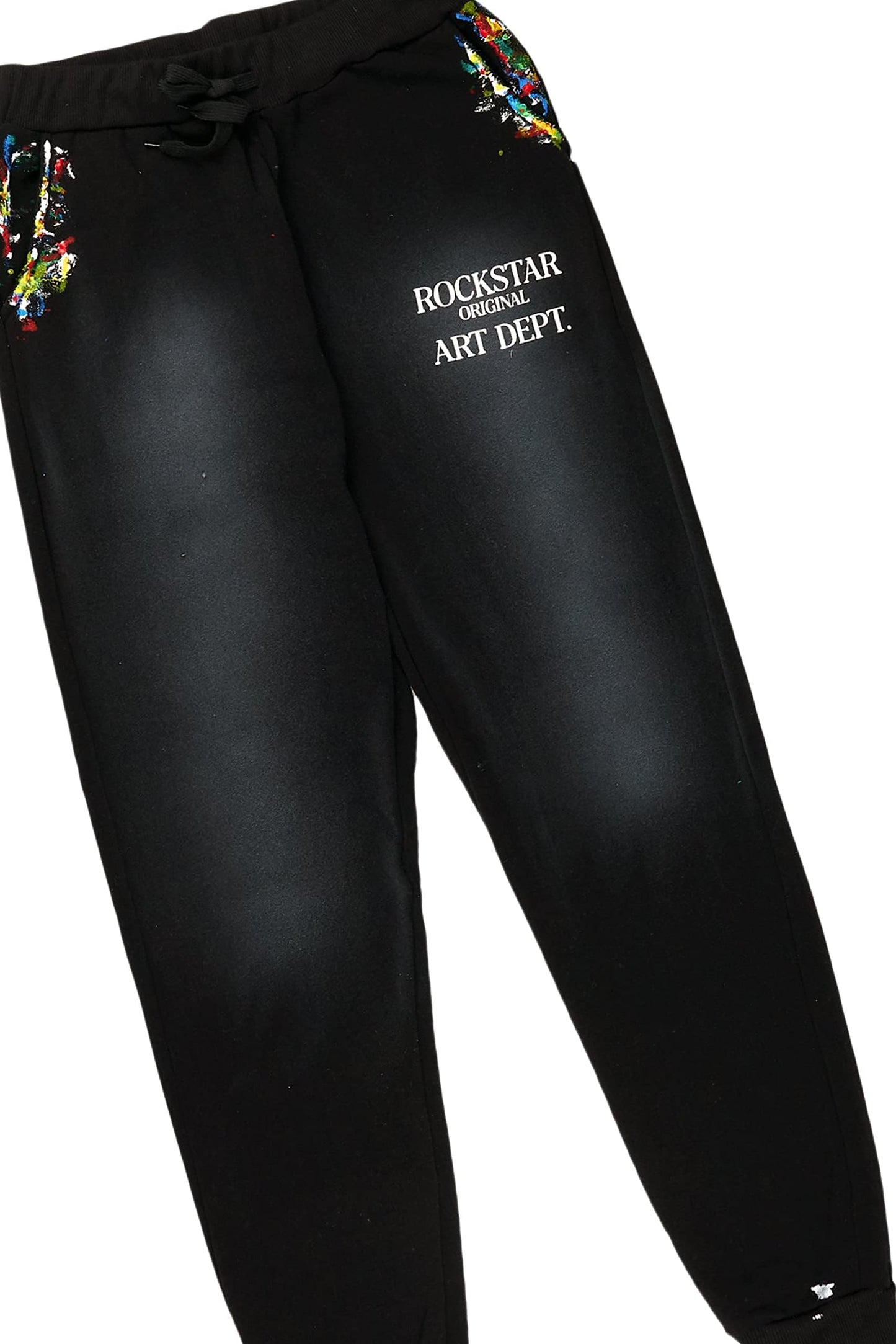 Men's Rockstar Art Dist. Graphic Hoodie Track Set