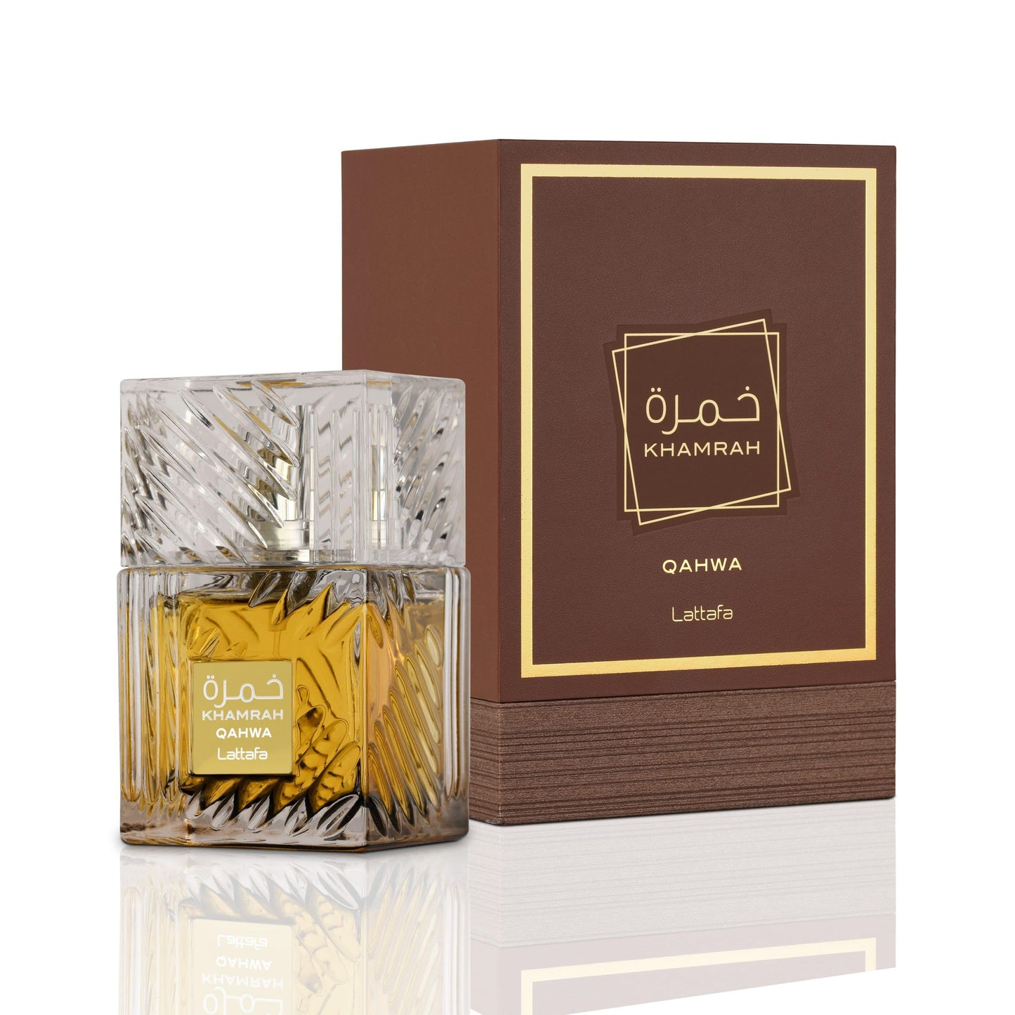 Lattafa Khamrah - Vanilla, Warm Spicy, Amber, Cinnamon - Eau de Parfum Long-Lasting Fragrance for Unisex, 3.40 Ounce / 100 ml