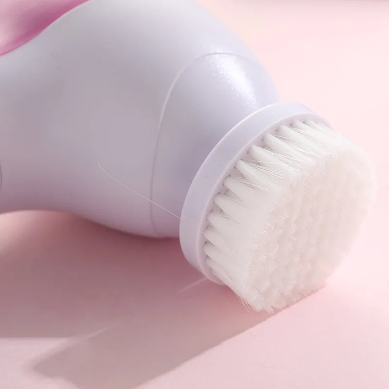 Waterproof Facial Spa System Facial Cleansing Brush Rechargeable Facial Cleansing Spinning Brush Set
