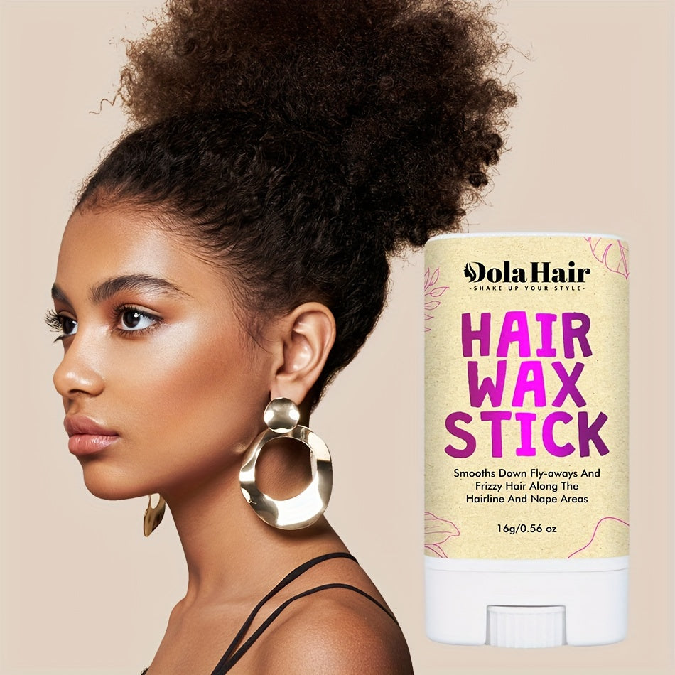 Hair Wax Stick Pomade Stick for Tames Flyaways, Wax Stick Pomade Gel for Wigs Edge Control Slick Stick Hair Pomade Stick Non-greasy Styling Wax for Texture, Shapes, Frizz, Smoothing
