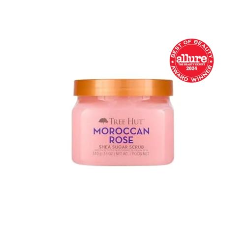 Tree Hut Shea Sugar Scrub Coco Colada, 18 oz, Ultra Hydrating and Exfoliating Scrub for Nourishing Essential Body Care