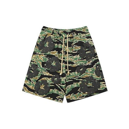 Foam Print, Shorts Made of Pure Cotton Material, Denim Tears Summer Shorts, Summer T-Shirt, Unisex Casual, Shorts