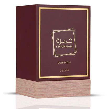 Lattafa Khamrah - Vanilla, Warm Spicy, Amber, Cinnamon - Eau de Parfum Long-Lasting Fragrance for Unisex, 3.40 Ounce / 100 ml