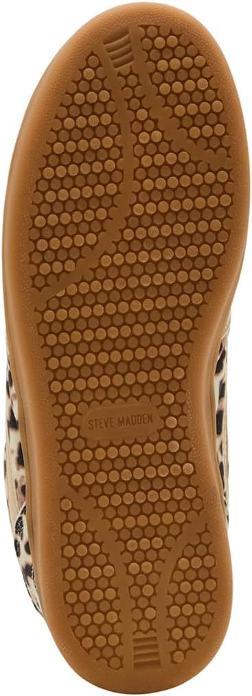 Steve Madden Women's Women's Madrid Sneaker, Leopard/Bone, 7