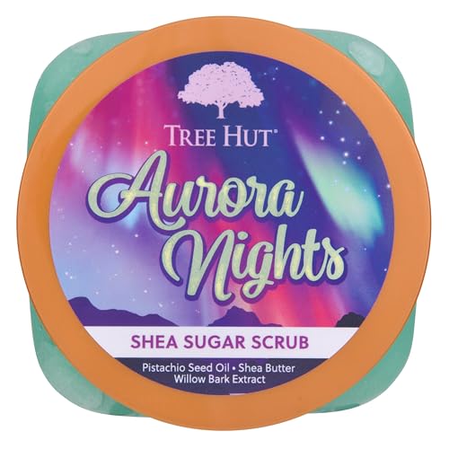 Tree Hut Shea Sugar Scrub Coco Colada, 18 oz, Ultra Hydrating and Exfoliating Scrub for Nourishing Essential Body Care