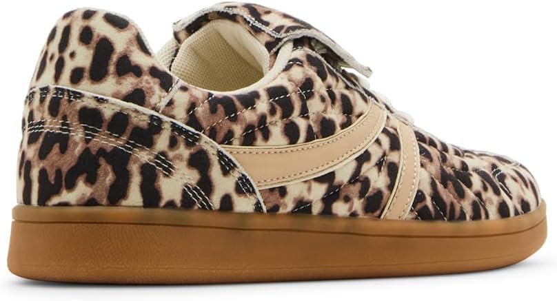 Steve Madden Women's Women's Madrid Sneaker, Leopard/Bone, 7