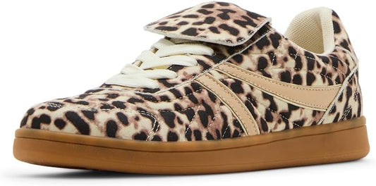 Steve Madden Women's Women's Madrid Sneaker, Leopard/Bone, 7