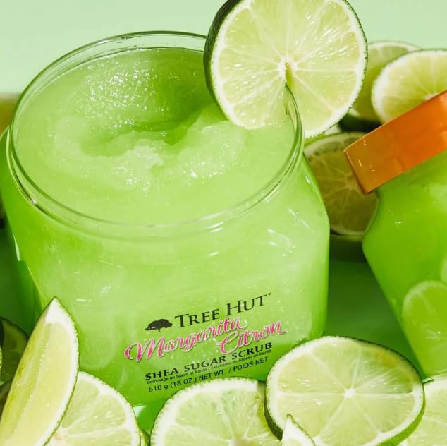 Tree Hut Shea Sugar Scrub Coco Colada, 18 oz, Ultra Hydrating and Exfoliating Scrub for Nourishing Essential Body Care