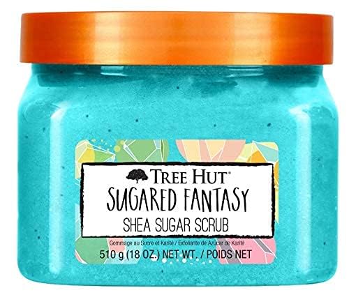 Tree Hut Shea Sugar Scrub Coco Colada, 18 oz, Ultra Hydrating and Exfoliating Scrub for Nourishing Essential Body Care