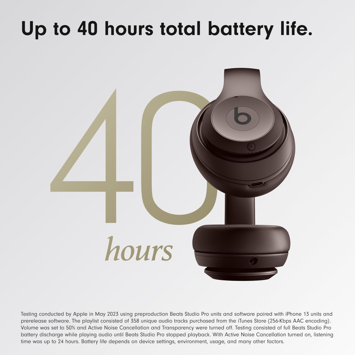 Beats Studio Pro with AppleCare+ for Headphones (2 Years) - Deep Brown