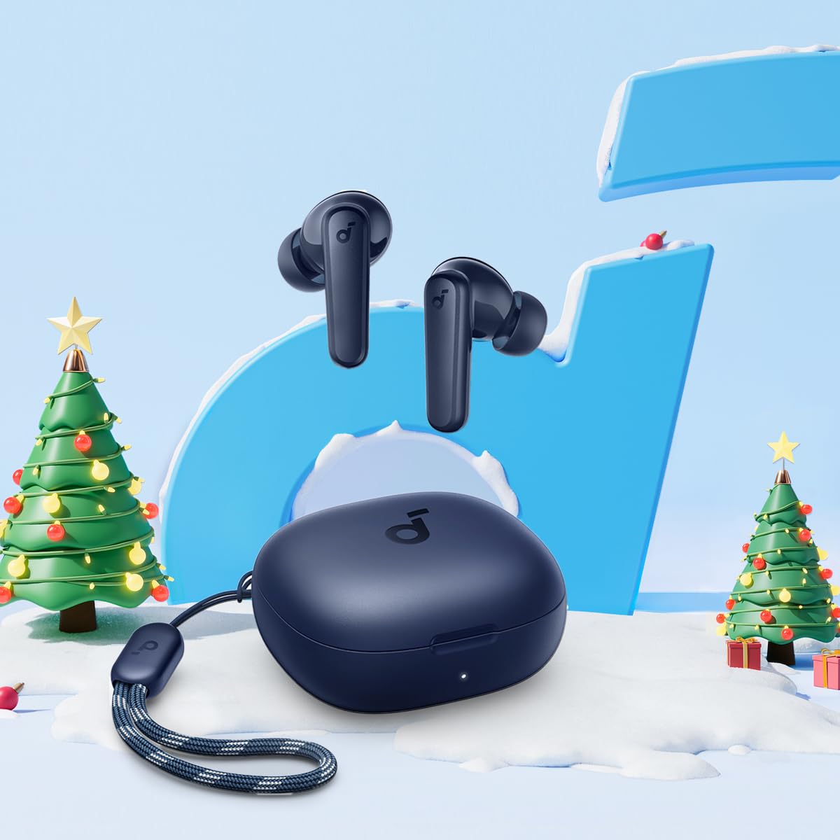 Soundcore by Anker P20i True Wireless Earbuds, 10mm Drivers with Big Bass, Bluetooth 5.3, 30H Long Playtime, Water-Resistant, 2 Mics for AI Clear Calls, 22 Preset EQs, Customization via App
