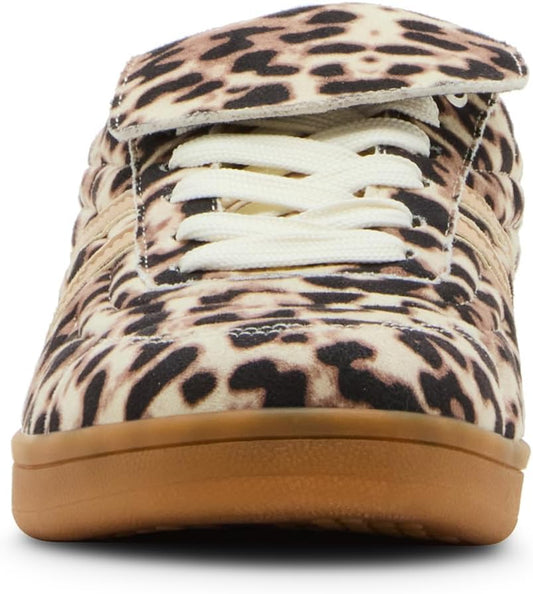 Steve Madden Women's Women's Madrid Sneaker, Leopard/Bone, 7
