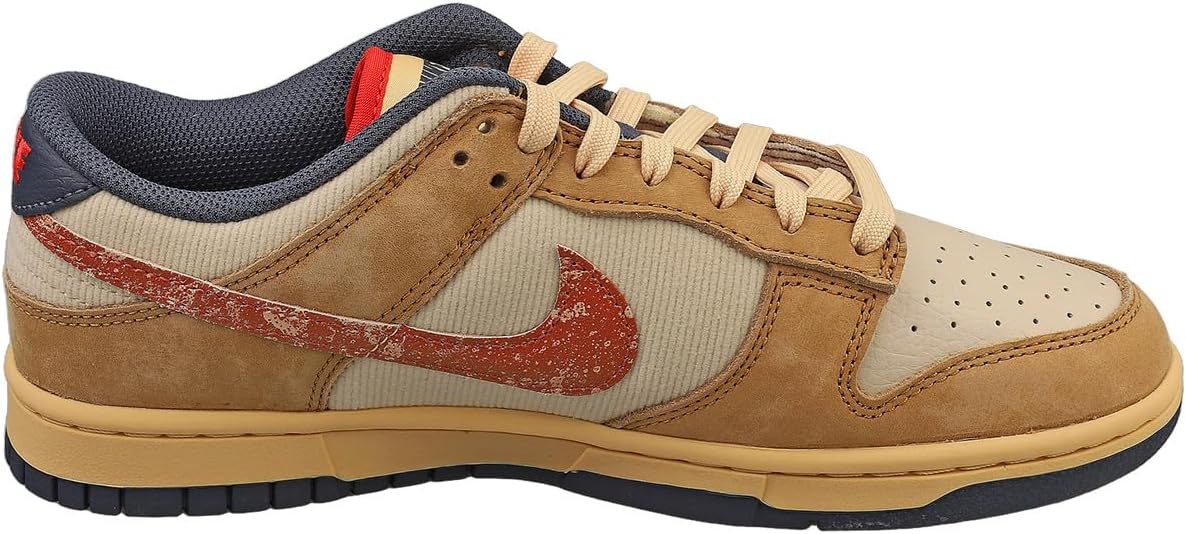 Nike Dunk Low Retro SE Men's Shoes (HQ3640-790, Wheat/Sanddrift/Celestial Gold/Burnt Sunrise)