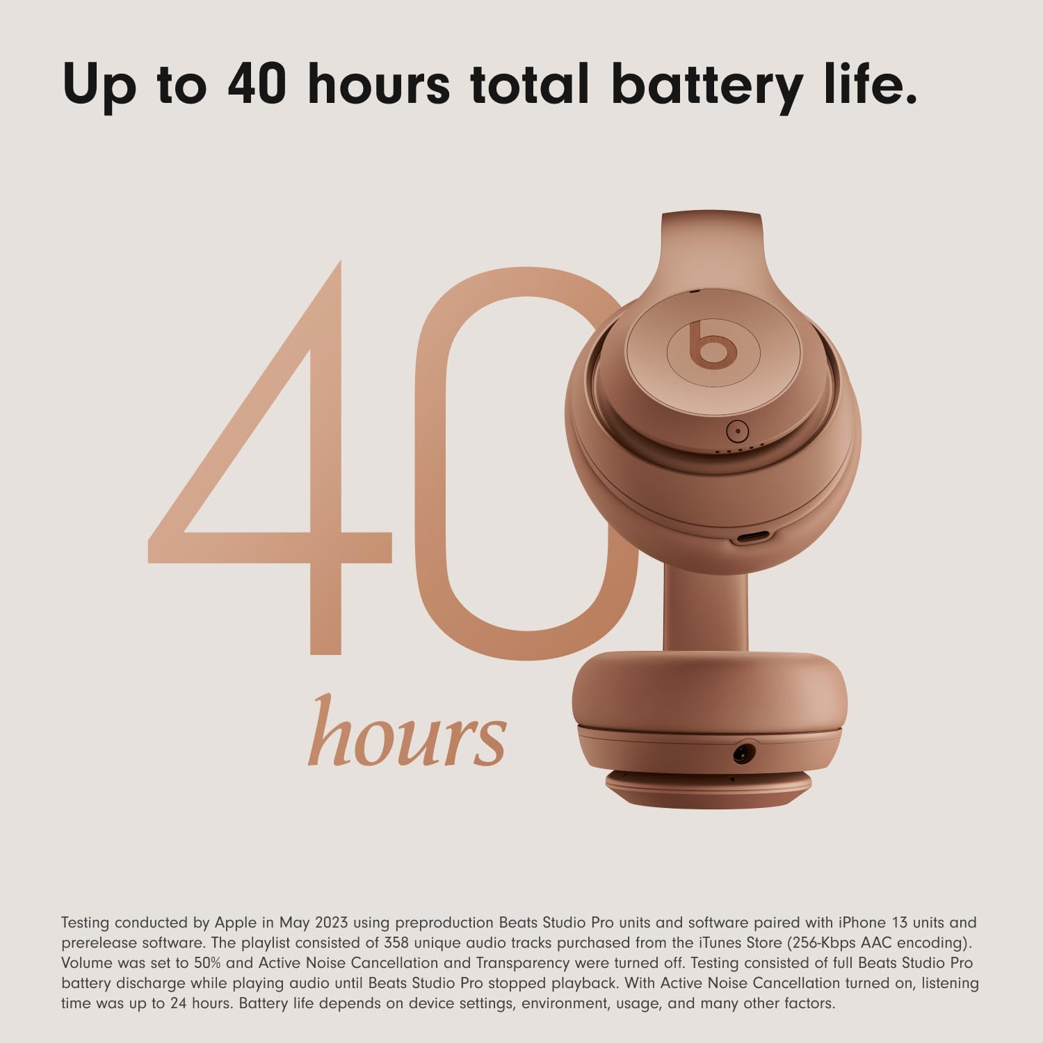 Beats Studio Pro with AppleCare+ for Headphones (2 Years) - Deep Brown