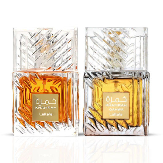 Lattafa Khamrah - Vanilla, Warm Spicy, Amber, Cinnamon - Eau de Parfum Long-Lasting Fragrance for Unisex, 3.40 Ounce / 100 ml