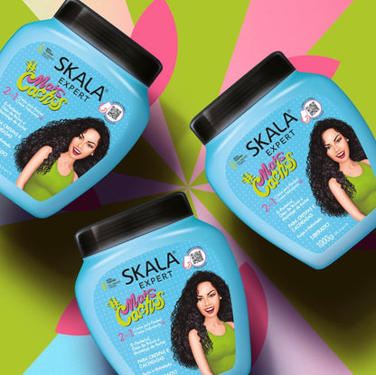 SKALA Mais Cachos for hair type 3ABC - 2 IN 1 Conditioning Treatment Cream & Cream To Comb 35.2oz