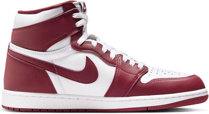 NIKE Jordan Men's 1 Retro High OG Artisanal Red White/Team Red (DZ5485 160) - 10.5