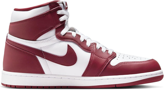 NIKE Jordan Men's 1 Retro High OG Artisanal Red White/Team Red (DZ5485 160) - 10.5