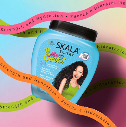 SKALA Mais Cachos for hair type 3ABC - 2 IN 1 Conditioning Treatment Cream & Cream To Comb 35.2oz