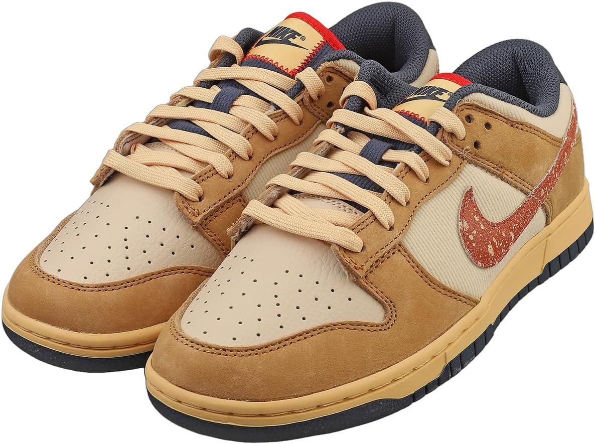 Nike Dunk Low Retro SE Men's Shoes (HQ3640-790, Wheat/Sanddrift/Celestial Gold/Burnt Sunrise)