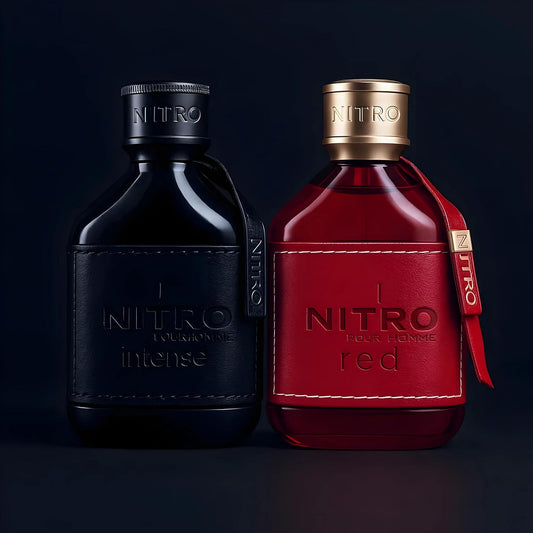 Nitro Intense and Nitro Red Eau de Parfum Set, 3.45 fl oz Each, 2-Piece Fragrance Combo Pack