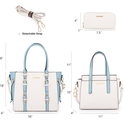 Montana West 3PCS Purses for Women Tote Bag and Wallet Set Shoulder Satchel Handbags