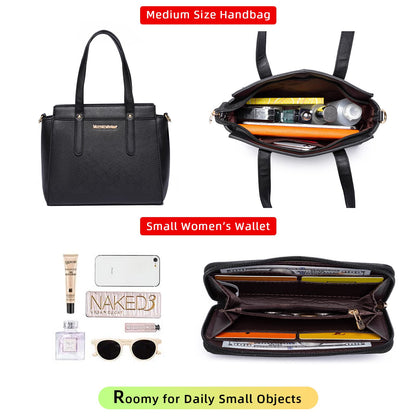 Montana West 3PCS Purses for Women Tote Bag and Wallet Set Shoulder Satchel Handbags