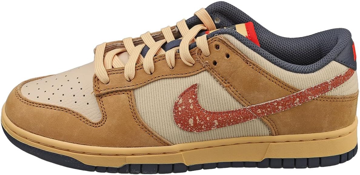 Nike Dunk Low Retro SE Men's Shoes (HQ3640-790, Wheat/Sanddrift/Celestial Gold/Burnt Sunrise)