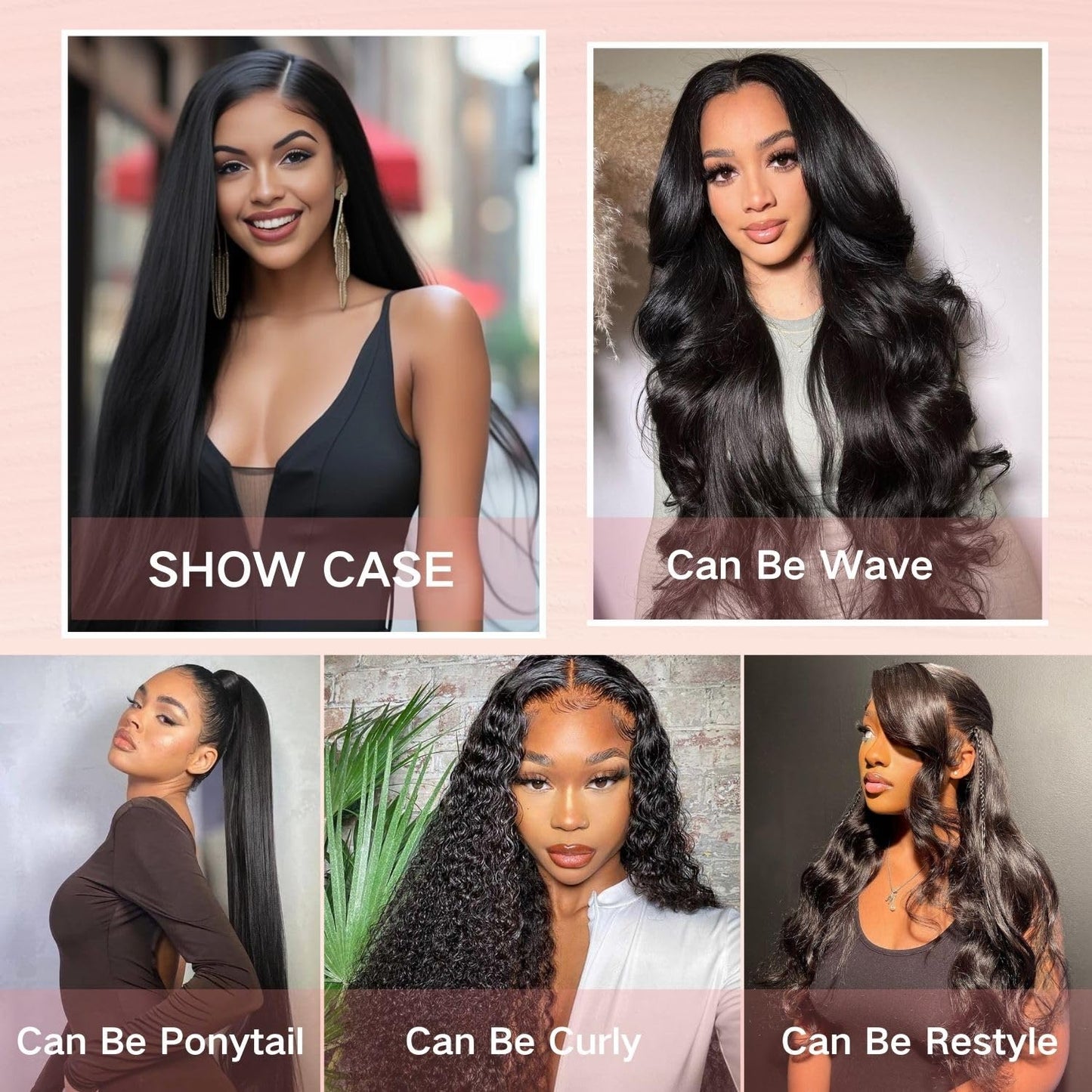 12A Human Hair Bundles - Straight 14 Inch 100% Unprocessed Brazilian Virgin Hair - Double Weft Weave - Natural Black Color Human Hair Extensions