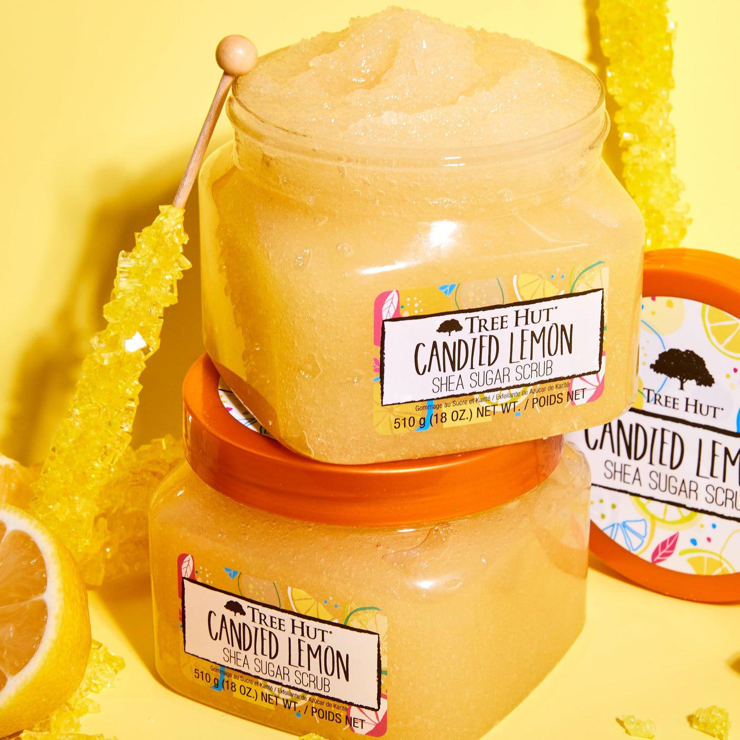 Tree Hut Shea Sugar Scrub Coco Colada, 18 oz, Ultra Hydrating and Exfoliating Scrub for Nourishing Essential Body Care