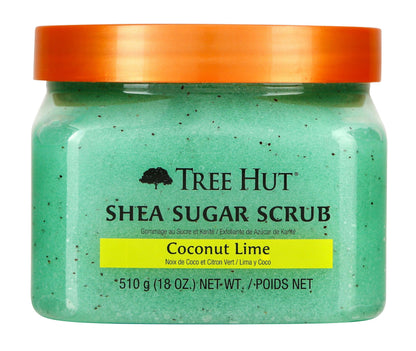 Tree Hut Shea Sugar Scrub Coco Colada, 18 oz, Ultra Hydrating and Exfoliating Scrub for Nourishing Essential Body Care