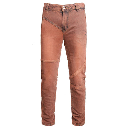 Men Ripped Jeans Fashion Slim Fit Traight Distressed Design Skinny Stretch Comfort Flex Waist Denim Pants