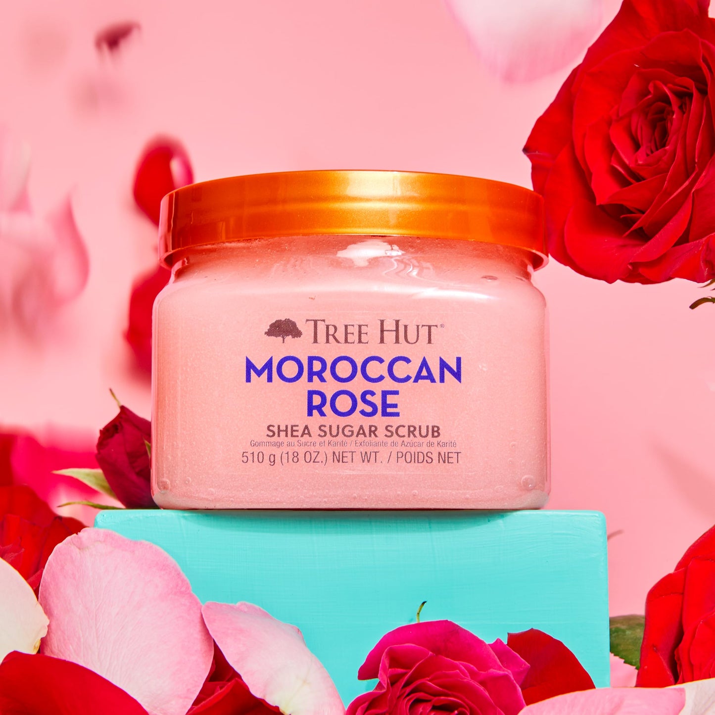 Tree Hut Shea Sugar Scrub Coco Colada, 18 oz, Ultra Hydrating and Exfoliating Scrub for Nourishing Essential Body Care