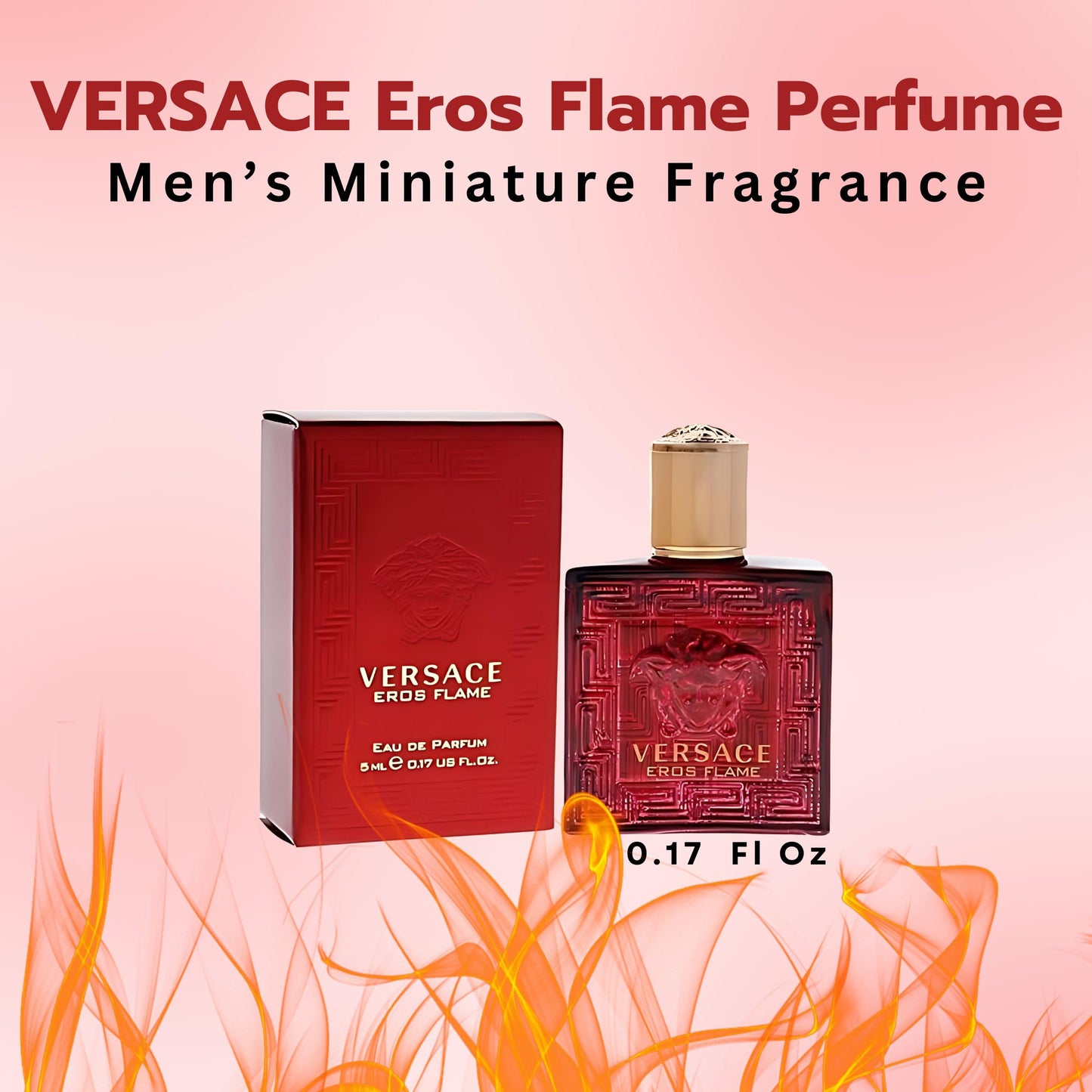 Versace Eros Flame for Men 3.4 oz Eau de Parfum Spray