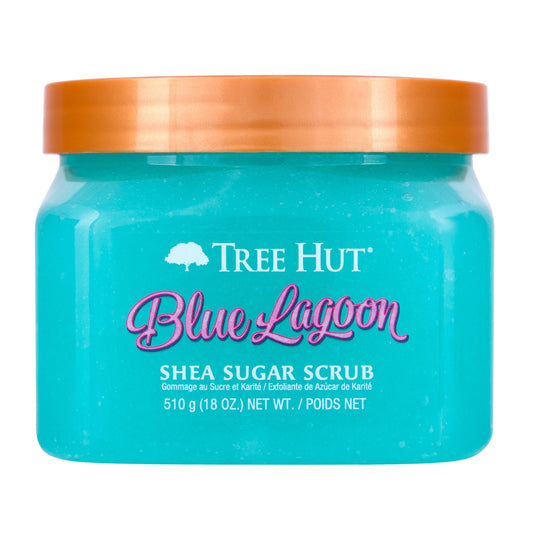 Tree Hut Shea Sugar Scrub Coco Colada, 18 oz, Ultra Hydrating and Exfoliating Scrub for Nourishing Essential Body Care