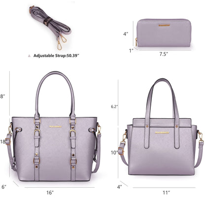 Montana West 3PCS Purses for Women Tote Bag and Wallet Set Shoulder Satchel Handbags