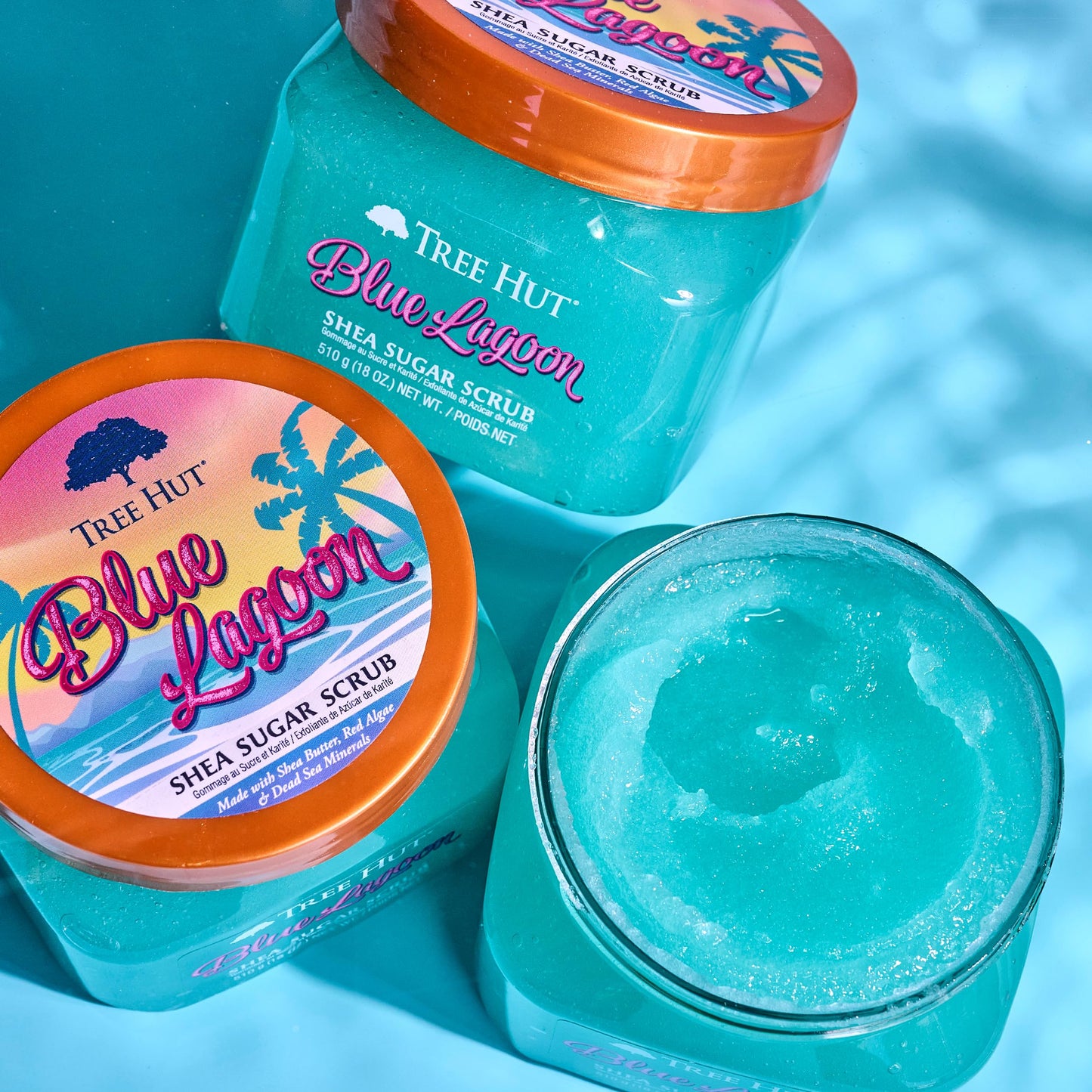 Tree Hut Shea Sugar Scrub Coco Colada, 18 oz, Ultra Hydrating and Exfoliating Scrub for Nourishing Essential Body Care