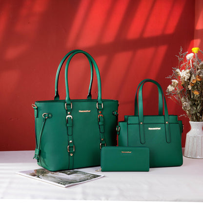 Montana West 3PCS Purses for Women Tote Bag and Wallet Set Shoulder Satchel Handbags