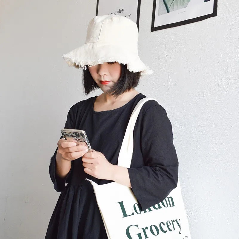 Brand Bucket Hat Fishing Outdoor Panama Hip Hop Cap Men's Summer for Fisherman Hat Women Denim Bucket Hats Custom Bucket Hat