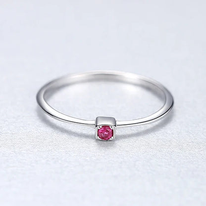 PAG&MAG Real 925 Sterling Silver Ring Gree Red Topaz Rings For Women Gemstone Engagement Rings Silver 925 Jewelry Anillos Mujer